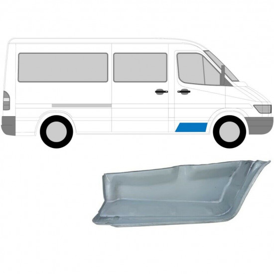 Bal első fellépő lemez hoz Mercedes Sprinter 1995-2006 / Bal+Jobb / Készlet 6266