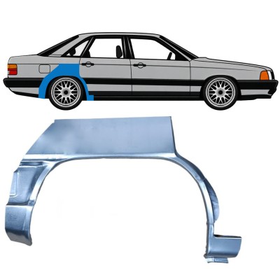 Hátsó sárvédő javító panel hoz Audi 100 C3 1982-1990 / Jobb 7607