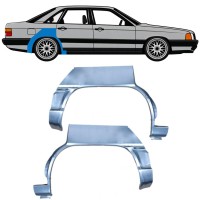 Hátsó sárvédő javító panel hoz Audi 100 C3 1982-1990 / Bal+Jobb / Készlet 9993