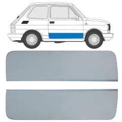 Ajtó javító panel hoz Fiat 126p 1972-2000 / Bal+Jobb / Készlet 17262