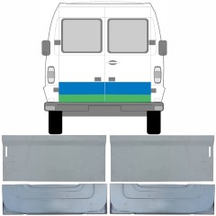 Belső és külső hátsó ajtó javító panel hoz Mercedes T1 207-410 1977-1995 / Bal+Jobb / Készlet 9567