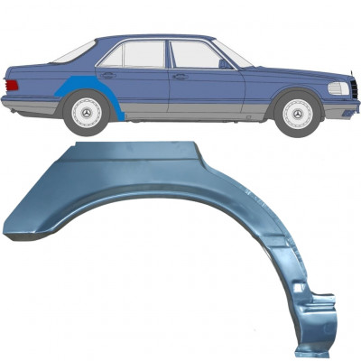 Hátsó sárvédő javító panel hoz Mercedes S-class 1979-1991 / Jobb 6737