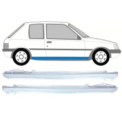 Teljes küszöb hoz Peugeot 205 1983-1998 / Bal+Jobb / Készlet 9815
