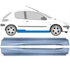 Teljes küszöb hoz Peugeot 206 206+ 1998-2012 / Bal+Jobb / Készlet 9248