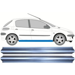 Küszöb javító panel hoz Peugeot 206 206+ 1998-2012 / Bal = Jobb (szimmetrikus) / Készlet 9958