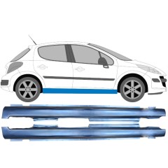 Teljes küszöb hoz Peugeot 207 207+ 2006- / Bal+Jobb / Készlet 9234