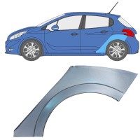 Hátsó sárvédő javító panel hoz Peugeot 208 2012-2019 / Bal 16317