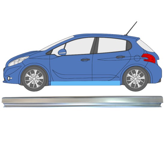 Küszöb javító panel hoz Peugeot 208 2012-2019 / Bal 16314