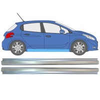 Küszöb javító panel hoz Peugeot 208 2012-2019 / Bal+Jobb / Készlet 16315