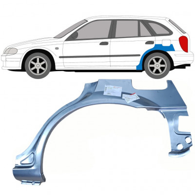 Hátsó sárvédő javító panel hoz Mazda 323F 1998-2004 / Bal 6686