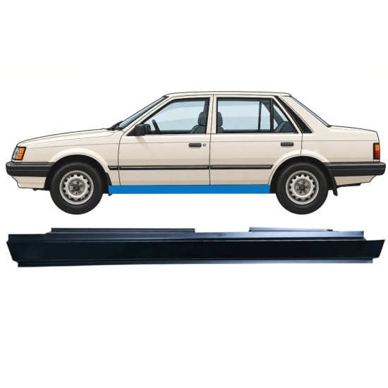 Teljes küszöb hoz Mazda 323 BF 1985-1989 / Bal 12960