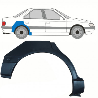 Hátsó sárvédő javító panel hoz Peugeot 405 1987-1996 / Jobb 10781