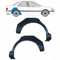 Hátsó sárvédő javító panel hoz Peugeot 405 1987-1996 / Bal+Jobb / Készlet 10783