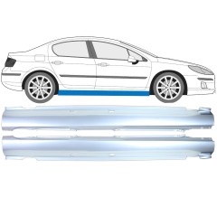 Teljes küszöb hoz Peugeot 407 2004-2011 / Bal+Jobb / Készlet 16273