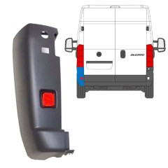 Lökhárító sarok fényvisszaverővel hoz Fiat Ducato 2006-2018 / Bal / Készlet 9728