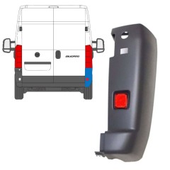 Lökhárító sarok fényvisszaverővel hoz Citroen Jumper 2006-2018 / Jobb / Készlet 14035