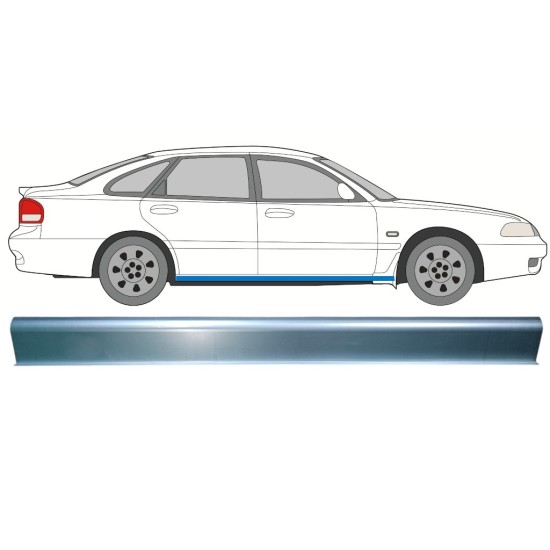Küszöb javító panel hoz Mazda 626 1992-1997 / Bal = Jobb (szimmetrikus) 15123