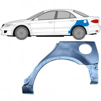 Hátsó sárvédő javító panel hoz Mazda 6 2002-2008 / Bal / HATCHBACK 6136