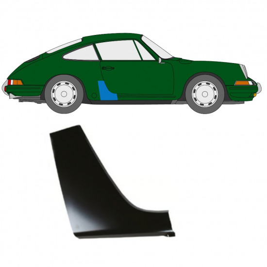 Hátsó sárvédő javító panel hoz Porsche 911 1964-1989 / Jobb 12712