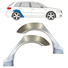 Hátsó sárvédő javító panel hoz Audi A3 8P 2003-2012 / Bal+Jobb / Készlet 15210