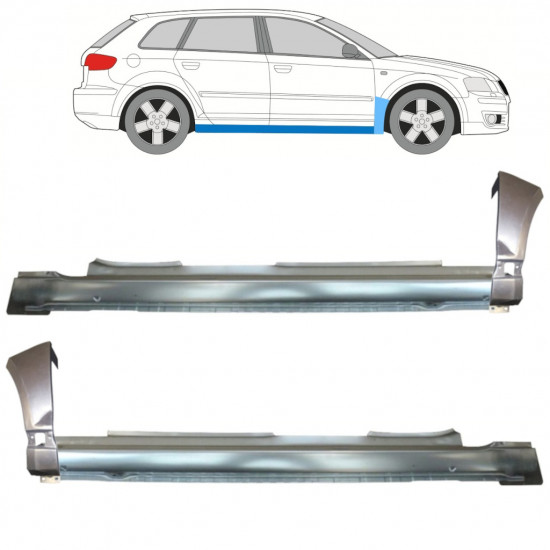 Küszöb és első sárvédő javító panel hoz Audi A3 8P 2003-2012 11149