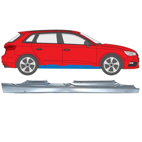 Teljes küszöb hoz Audi A3 8V 2012-2020 / Jobb / HATCHBACK 17283