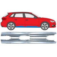 Teljes küszöb hoz Audi A3 8V 2012-2020 / Bal+Jobb / HATCHBACK / Készlet 17285