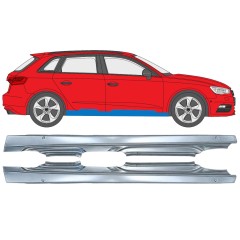 Teljes küszöb hoz Audi A3 8V 2012-2020 / Bal+Jobb / HATCHBACK / Készlet 17285