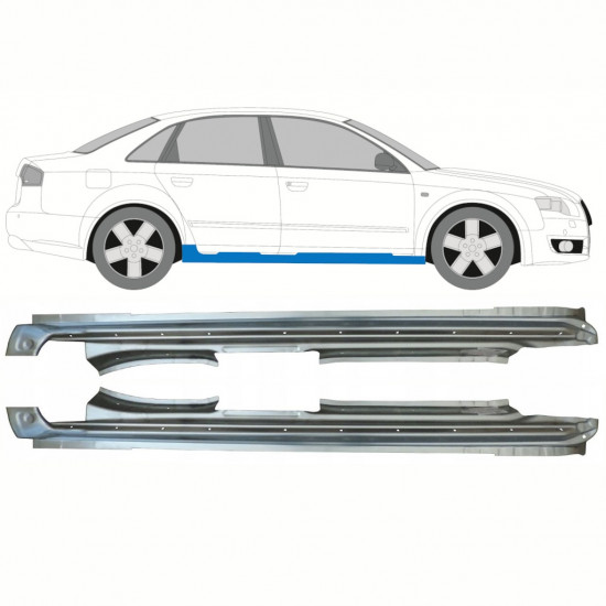 Küszöb javító panel hoz Audi A4 B6 B7 2000-2007 / Bal+Jobb / Készlet 10336