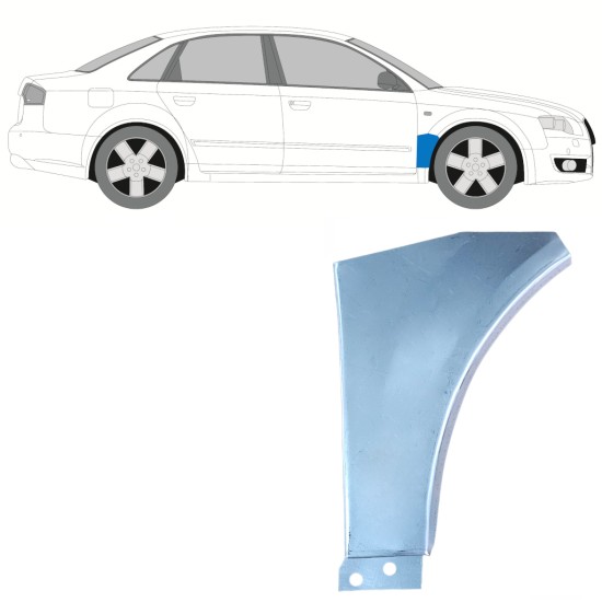 Első sárvédő javító panel hoz Audi A4 B7 2004-2007 / Jobb 15169