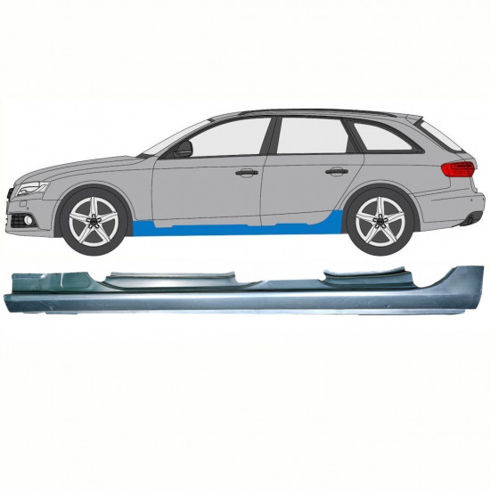 Küszöb javító panel hoz Audi A4 B8 2007-2015 / Bal 8649