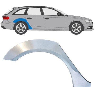 Hátsó sárvédő javító panel hoz Audi A4 B8 2007-2016 / Jobb 16322