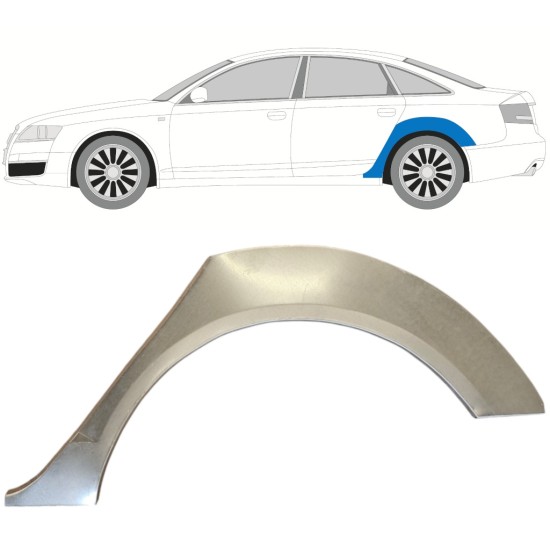 Hátsó sárvédő javító panel hoz Audi A6 C6 2004-2010 / Bal 14742