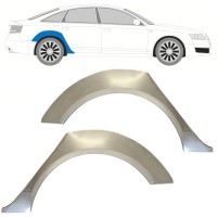 Hátsó sárvédő javító panel hoz Audi A6 C6 2004-2010 / Bal+Jobb / Készlet 14746