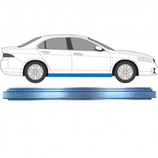 Belső küszöb javító panel hoz Honda Accord 2002-2008 / Bal = Jobb (szimmetrikus) 11728