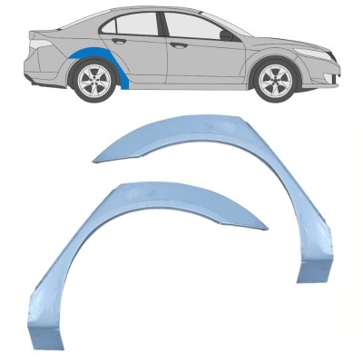 Hátsó sárvédő javító panel hoz Honda Accord 2008-2016 / Bal+Jobb / Készlet 16289