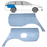 Hátsó sárvédő javító panel hoz Honda Accord 2002-2008 / Bal+Jobb / COMBI / Készlet 10408