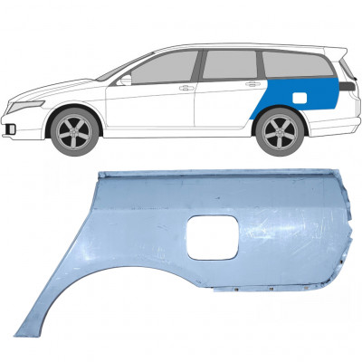 Hátsó sárvédő javító panel hoz Honda Accord 2002-2008 / Bal / COMBI 6627