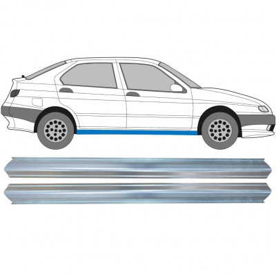 Küszöb javító panel hoz Alfa Romeo 145/146 1994-2000 / Bal = Jobb (szimmetrikus) / Készlet 10616