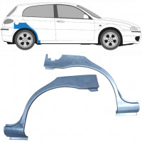 Hátsó sárvédő javító panel hoz Alfa Romeo 147 2000-2010 / Bal+Jobb / Készlet 9268