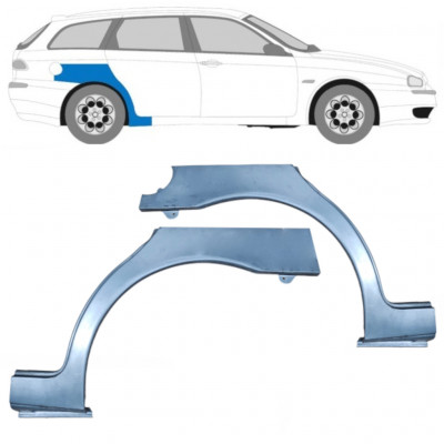 Hátsó sárvédő javító panel hoz Alfa Romeo 156 1997-2005 / Bal+Jobb / Készlet 9437