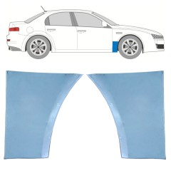 Első sárvédő javító panel hoz Alfa Romeo 159 2005-2012 / Bal+Jobb / Készlet 11279