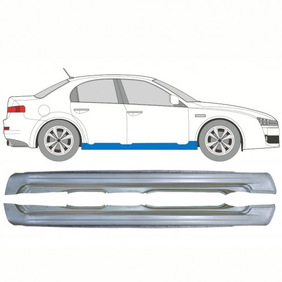 Küszöb javító panel hoz Alfa Romeo 159 2005-2012 / Bal+Jobb / Készlet 10299