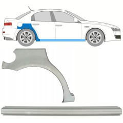 Küszöb és hátsó sárvédő javító panel hoz Alfa Romeo 159 2005-2012 / Jobb / Készlet 10316