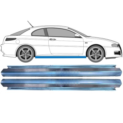 Küszöb javító panel hoz Alfa Romeo GT 2003-2010 / Bal+Jobb / Készlet 16150