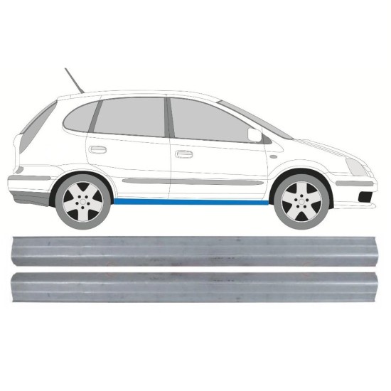 Küszöb javító panel hoz Nissan Almera Tino 2000-2006 / Bal = Jobb (szimmetrikus) / Készlet 10649