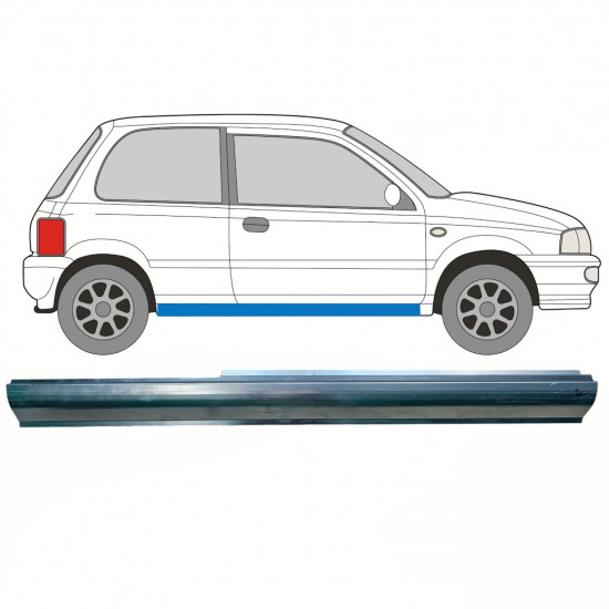 Küszöb javító panel hoz Suzuki Alto 1994-2002 / Jobb 8621