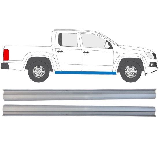 Alsó küszöb javító panel hoz Volkswagen Amarok 2010-2022 / Bal+Jobb / Készlet 15100 Alsó küszöb javító panel hoz Volkswagen Amarok 2010-2022 / Bal+Jobb / Készlet 15100