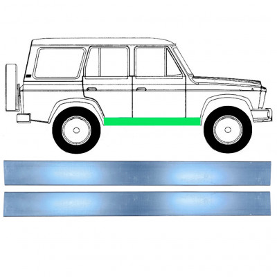 Középső belső küszöb javító panel hoz Aro 246 1972-2006 / Készlet 11853