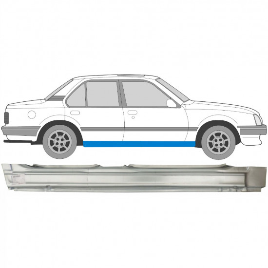 Küszöb javító panel hoz Opel Ascona / V Cavalier 1981-1988 / Jobb 6917